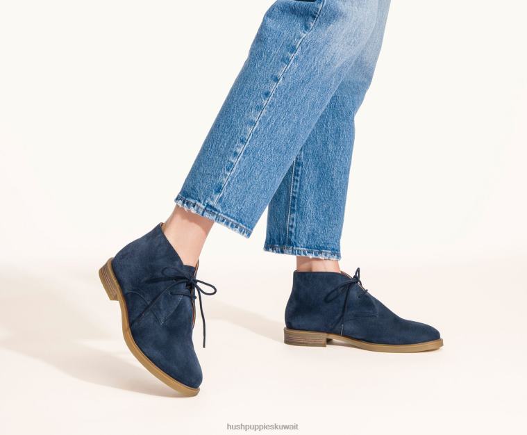 كو Hush Puppies نحيف بيلي تشوكا 2 تان سويدي حذاء طويل HZ8X4196