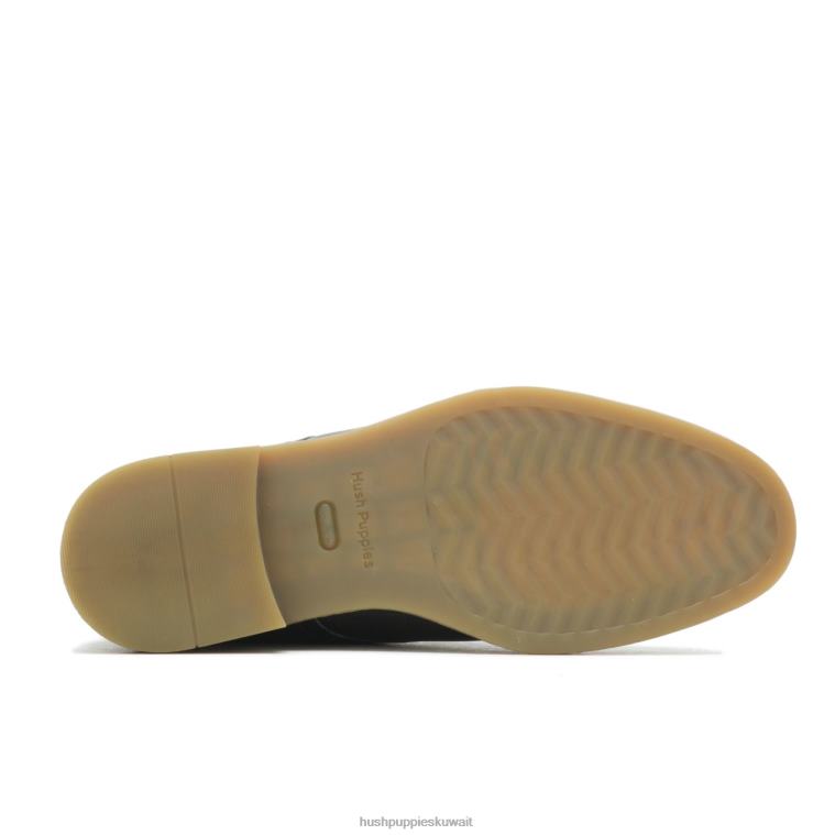 كو Hush Puppies نحيف بيلي تشوكا 2 جلد أسود حذاء طويل HZ8X4200