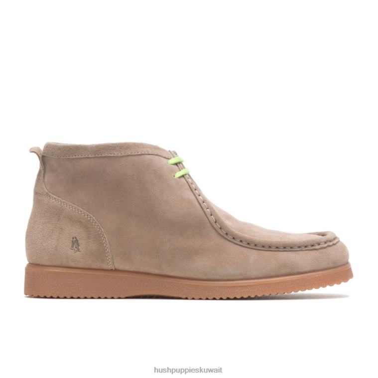 كو Hush Puppies نحيف بريدجبورت للجنسين 3 جلد الغزال رمادي داكن حذاء طويل HZ8X4194