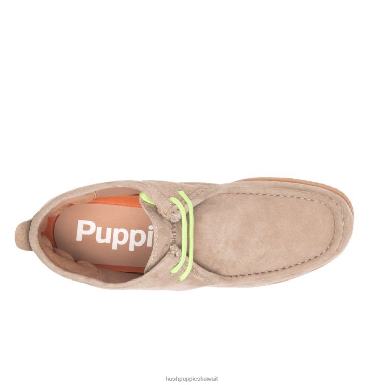 كو Hush Puppies نحيف بريدجبورت للجنسين 3 جلد الغزال رمادي داكن حذاء طويل HZ8X4194