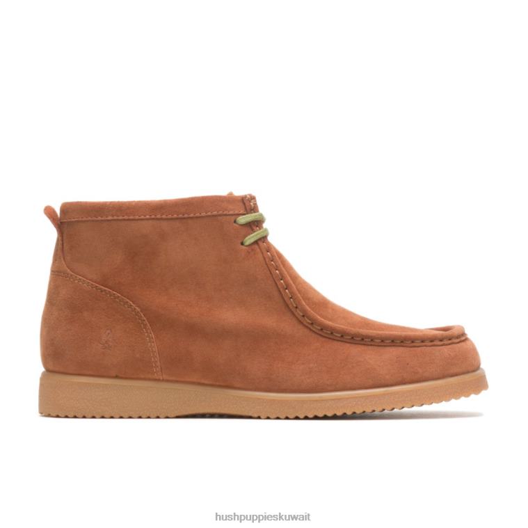 كو Hush Puppies رجال بريدجبورت 3 كونياك من جلد الغزال حذاء طويل HZ8X4278