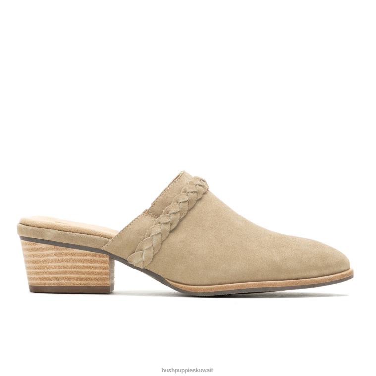 كو Hush Puppies نحيف سييرا جديلة بغل رمادي داكن كعوب HZ8X4102