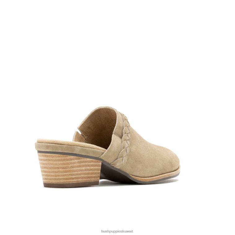 كو Hush Puppies نحيف سييرا جديلة بغل رمادي داكن كعوب HZ8X4102