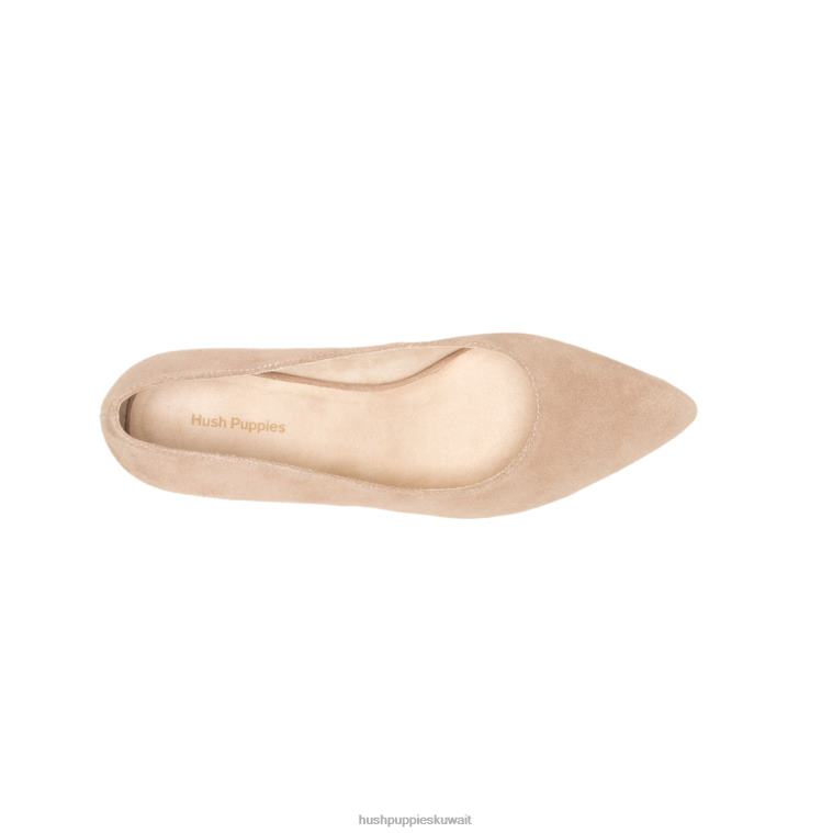 كو Hush Puppies نحيف مضخة صوفي تان نوبوك كعوب HZ8X4104