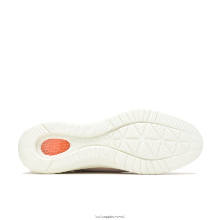 كو Hush Puppies نحيف حذاء رياضي برباط متماسك مقدمًا المتربة الوردي حذاء رياضة HZ8X4109