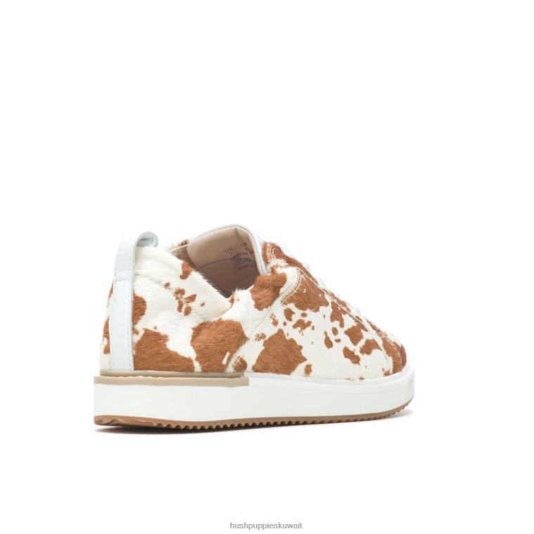 كو Hush Puppies نحيف حذاء ريان جلد البقر المطبوع حذاء رياضة HZ8X4111