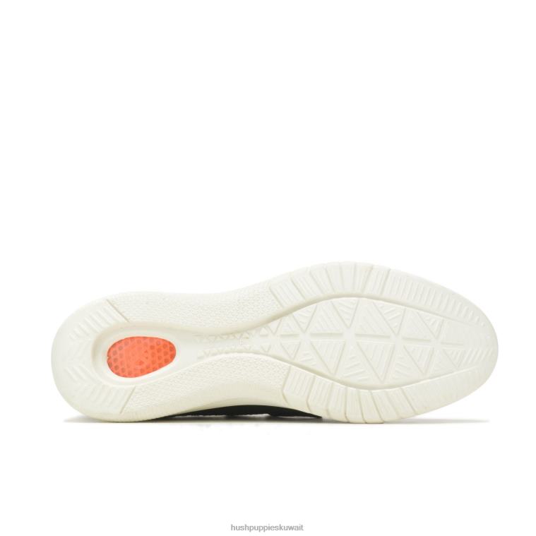 كو Hush Puppies نحيف حذاء رياضي برباط متماسك مقدمًا متماسكة سوداء جريئة حذاء رياضة HZ8X4126