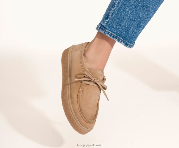 كو Hush Puppies نحيف بريدجيت سويدي الصحراء تان حذاء رياضة HZ8X4133