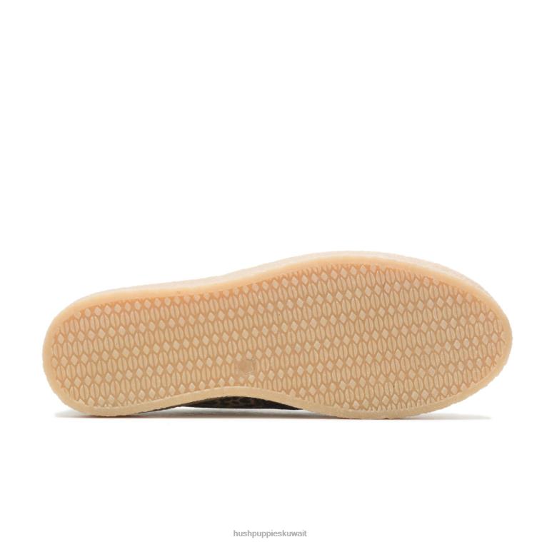 كو Hush Puppies نحيف بريدجيت جلد الغزال النمر حذاء رياضة HZ8X4136