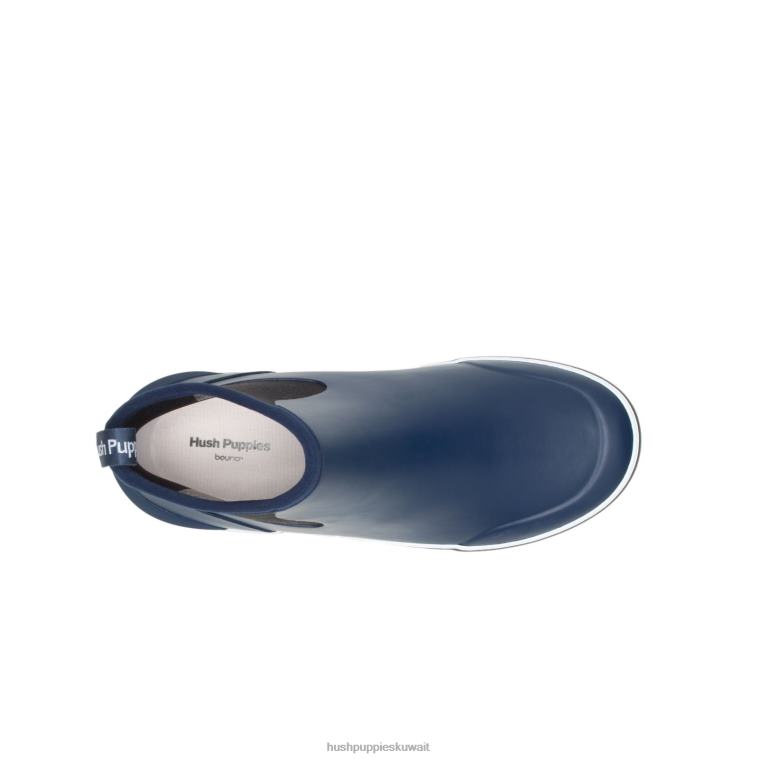 كو Hush Puppies نحيف التمهيد حذاء المطر الأزرق الداكن حذاء رياضة HZ8X4143