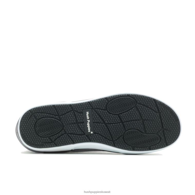 كو Hush Puppies نحيف التمهيد حذاء المطر الرمادي الداكن حذاء رياضة HZ8X4144