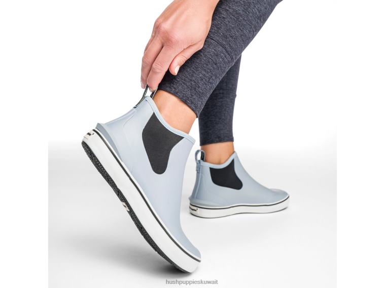 كو Hush Puppies نحيف التمهيد حذاء المطر الغسق الأزرق حذاء رياضة HZ8X4145