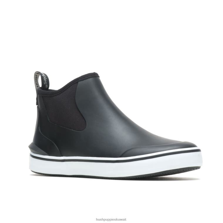 كو Hush Puppies نحيف التمهيد حذاء المطر أسود جريء حذاء رياضة HZ8X4149