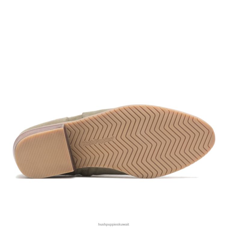 كو Hush Puppies نحيف التمهيد سيينا جلد الغزال الزيتون حذاء طويل HZ8X4153