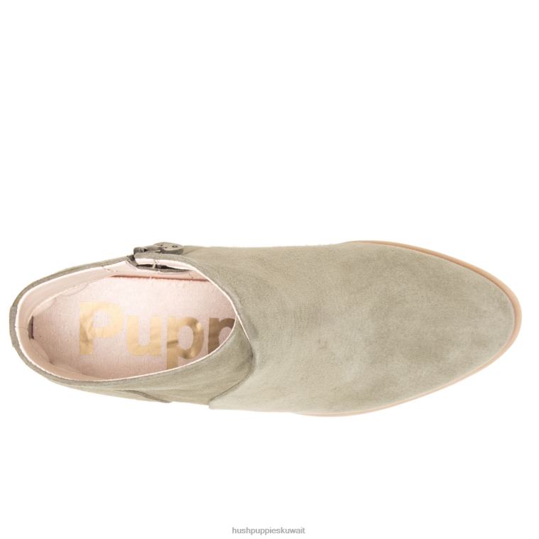 كو Hush Puppies نحيف التمهيد سيينا جلد الغزال الزيتون حذاء طويل HZ8X4153