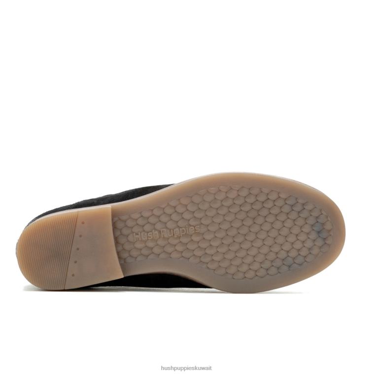 كو Hush Puppies نحيف حذاء مازن كايتو جلد الغزال الأسود الجريء حذاء طويل HZ8X4154