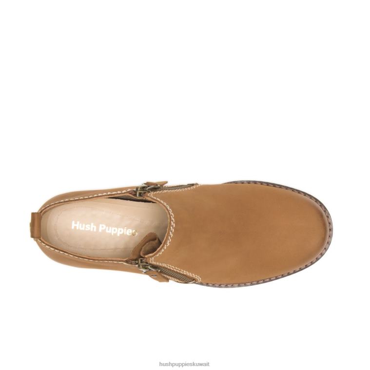 كو Hush Puppies نحيف التمهيد مازن كايتو نوبوك الكستناء حذاء طويل HZ8X4167