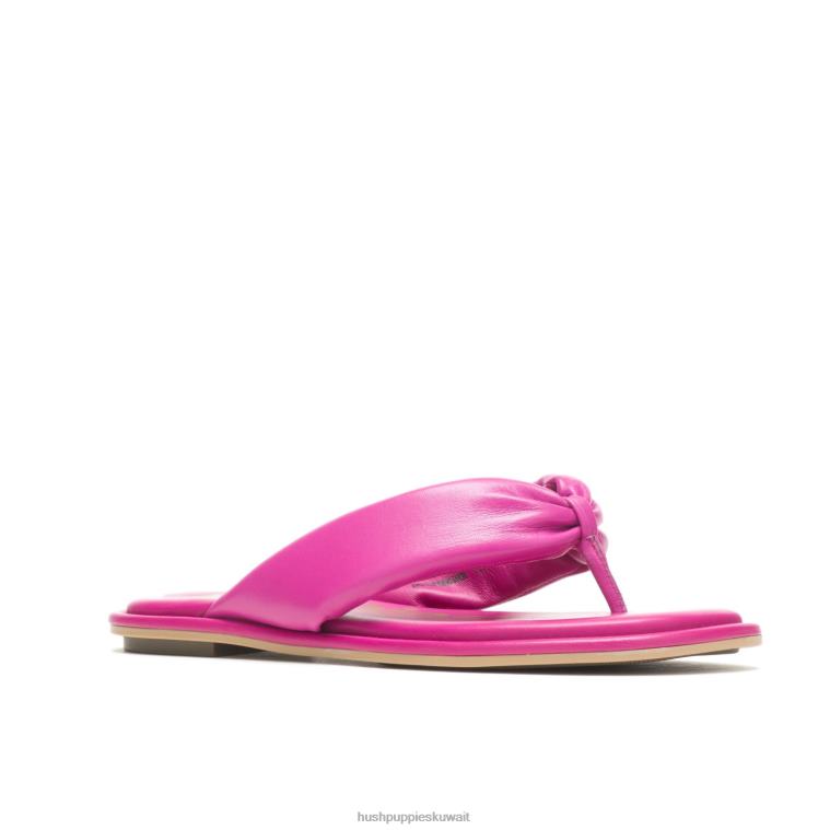 كو Hush Puppies نحيف إميلي تو بوست صندل جلد التوت جدا صندل HZ8X416