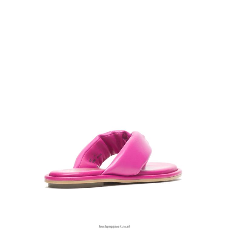 كو Hush Puppies نحيف إميلي تو بوست صندل جلد التوت جدا صندل HZ8X416