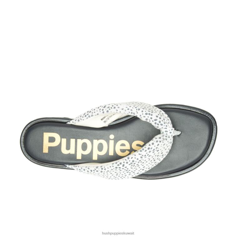 كو Hush Puppies نحيف إميلي تو بوست صندل نمر الثلج من جلد الغزال صندل HZ8X417