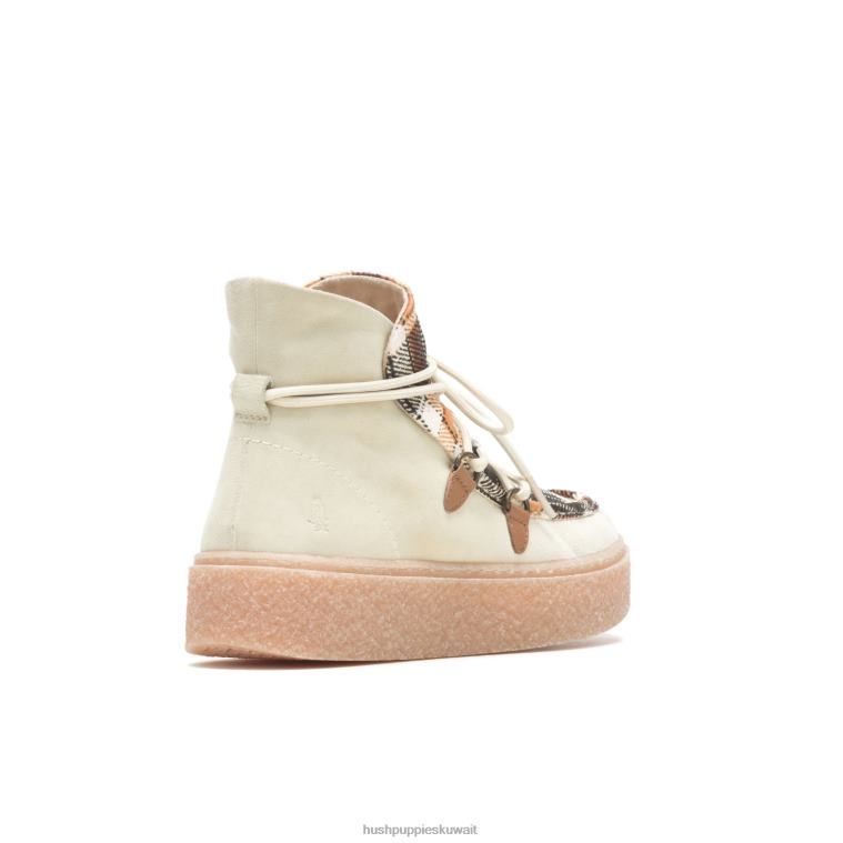 كو Hush Puppies نحيف التمهيد بريدجيت تشوكا الدانتيل كريم الفانيليا من جلد الغزال حذاء طويل HZ8X4180
