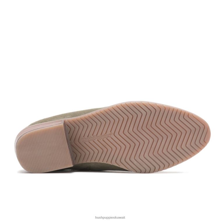 كو Hush Puppies نحيف سيينا روتي جلد الغزال الزيتون حذاء طويل HZ8X4187