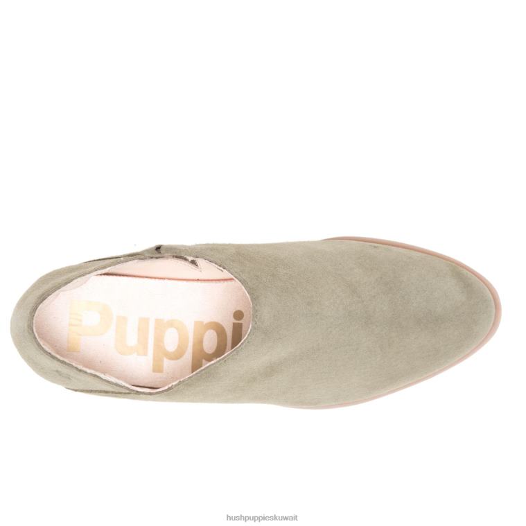 كو Hush Puppies نحيف سيينا روتي جلد الغزال الزيتون حذاء طويل HZ8X4187