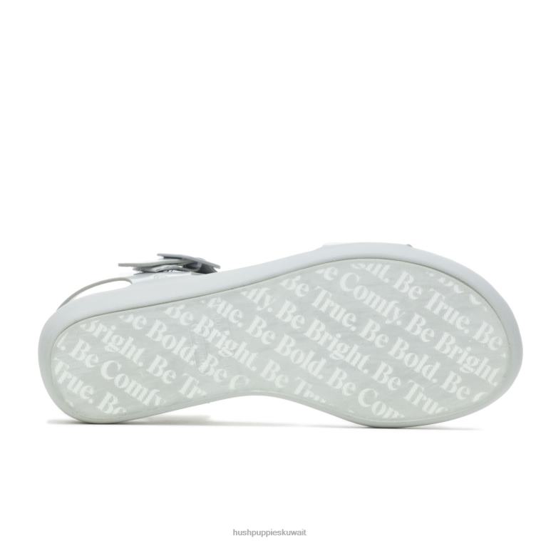 كو Hush Puppies نحيف برايت جيلس صندل ربع حزام بخار رمادي صندل HZ8X419