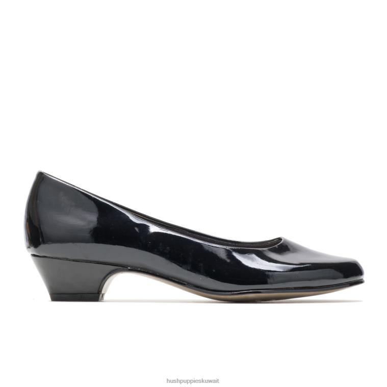 كو Hush Puppies نحيف الملاك الثاني أسود براءة اختراع أسلوب ناعم HZ8X4206