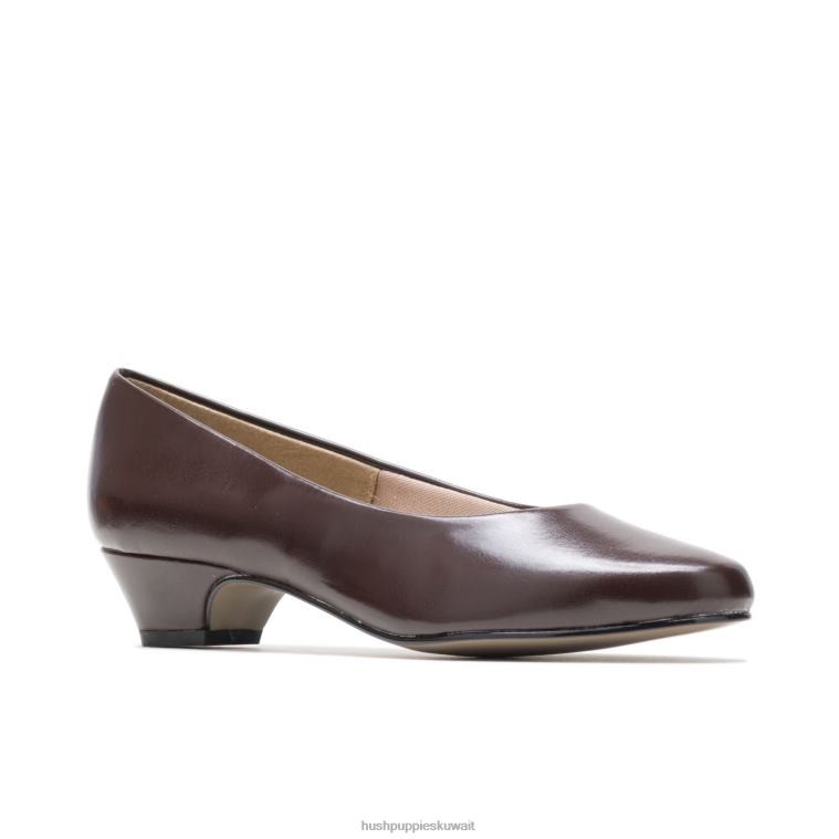 كو Hush Puppies نحيف الملاك الثاني أناقة بني غامق أسلوب ناعم HZ8X4209