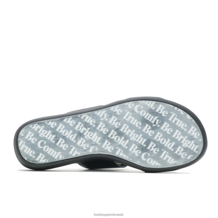 كو Hush Puppies نحيف برايت جيلس صندل أسود صندل HZ8X420