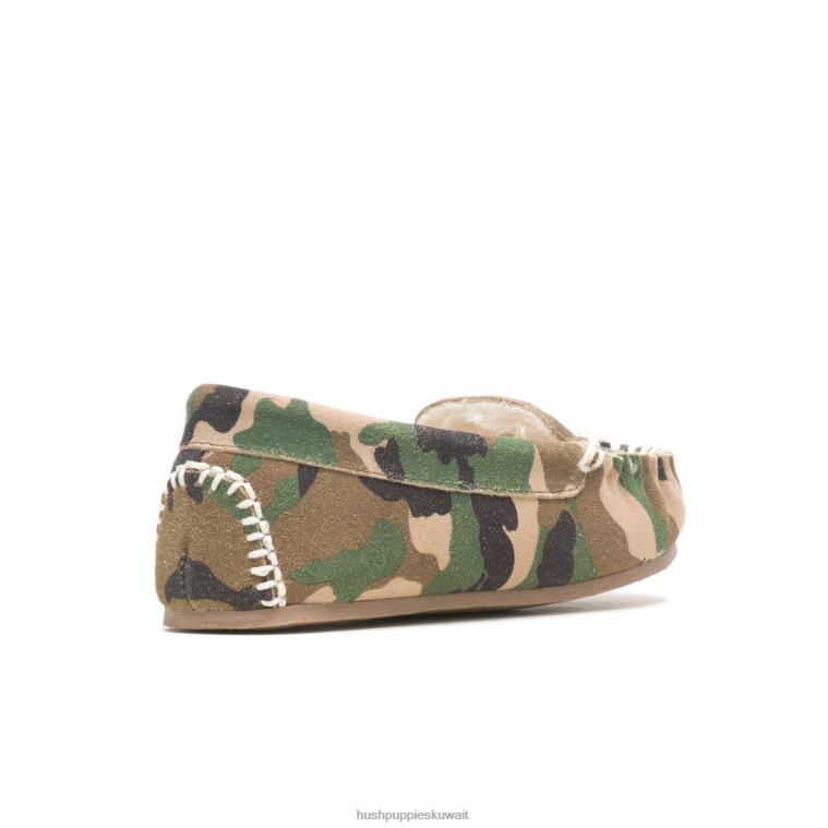 كو Hush Puppies نحيف ويني شبشب كامو النعال HZ8X4221