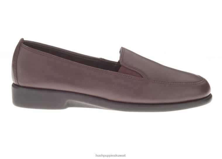 كو Hush Puppies نحيف سماء جلد بني غامق الأحذية الكاجوال HZ8X4227