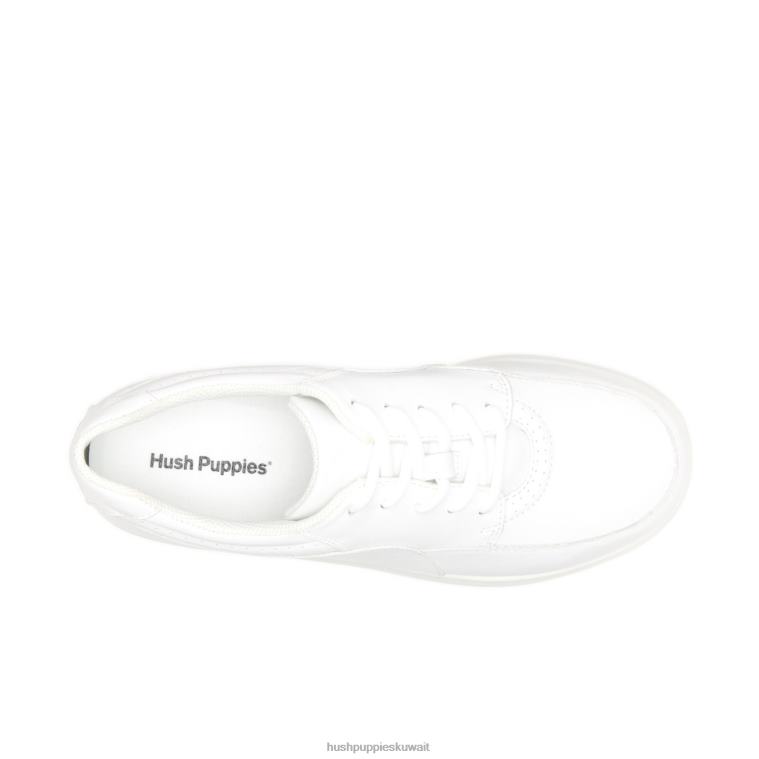 كو Hush Puppies نحيف ووكر السلطة جلد أبيض أحذية المشي HZ8X4231