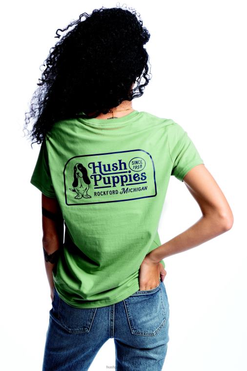 كو Hush Puppies نحيف الرجعية الباسط كلب الرسم المحملة حكيم حلو قمصان HZ8X4239
