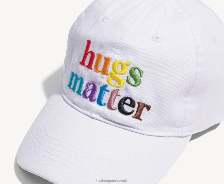 كو Hush Puppies نحيف قبعة البيسبول كبرياء بيضاء قبعة HZ8X4241