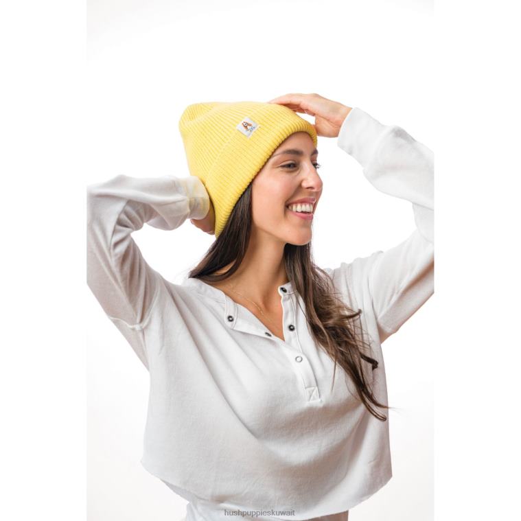 كو Hush Puppies نحيف قبعة صغيرة متماسكة أشعة الشمس الصفراء قبعة صغيرة HZ8X4260