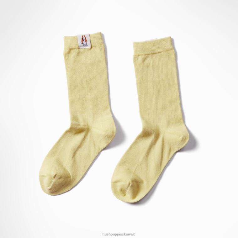 كو Hush Puppies نحيف للجنسين الأساسية طاقم جورب أشعة الشمس الصفراء جوارب HZ8X4262