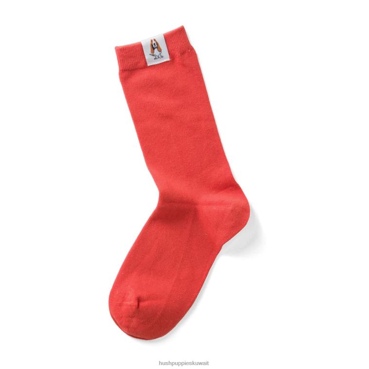 كو Hush Puppies نحيف للجنسين الأساسية طاقم جورب برتقالي من الطوب جوارب HZ8X4263