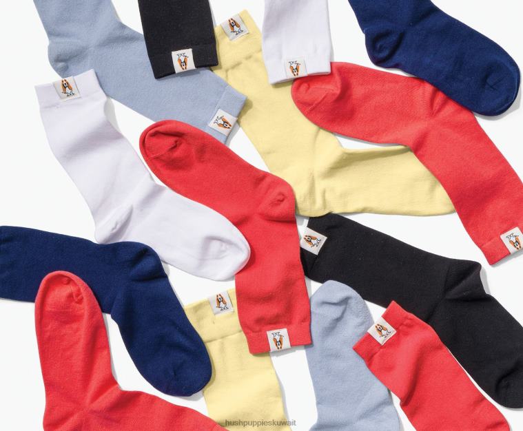 كو Hush Puppies نحيف للجنسين الأساسية طاقم جورب أسود جوارب HZ8X4264