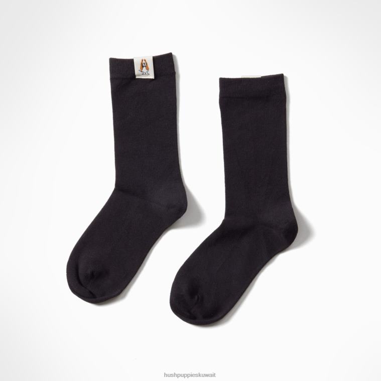 كو Hush Puppies نحيف للجنسين الأساسية طاقم جورب أسود جوارب HZ8X4264