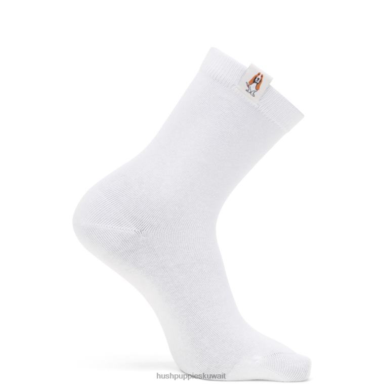 كو Hush Puppies نحيف للجنسين الأساسية طاقم جورب أبيض جوارب HZ8X4265