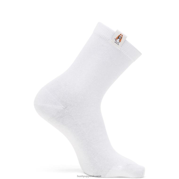 كو Hush Puppies نحيف للجنسين الأساسية طاقم جورب أبيض جوارب HZ8X4265