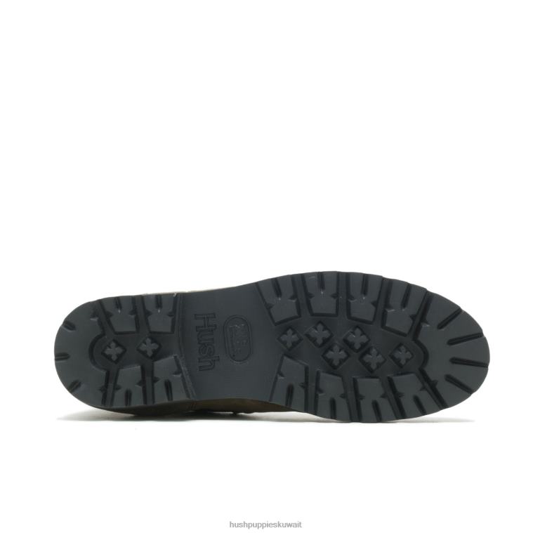 كو Hush Puppies رجال جود تشيلسي التمهيد جلد الغزال الزيتون العميق حذاء طويل HZ8X4267