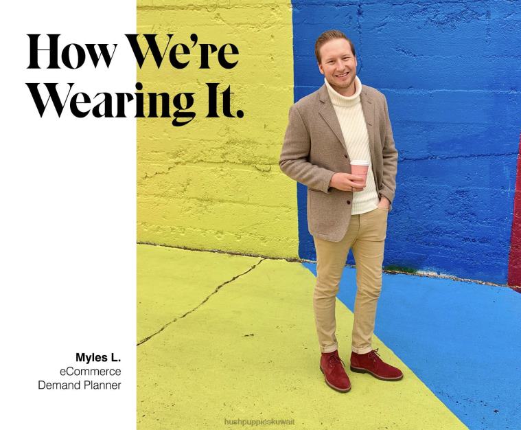 كو Hush Puppies رجال ديترويت تشوكا النبيذ من جلد الغزال حذاء طويل HZ8X4268