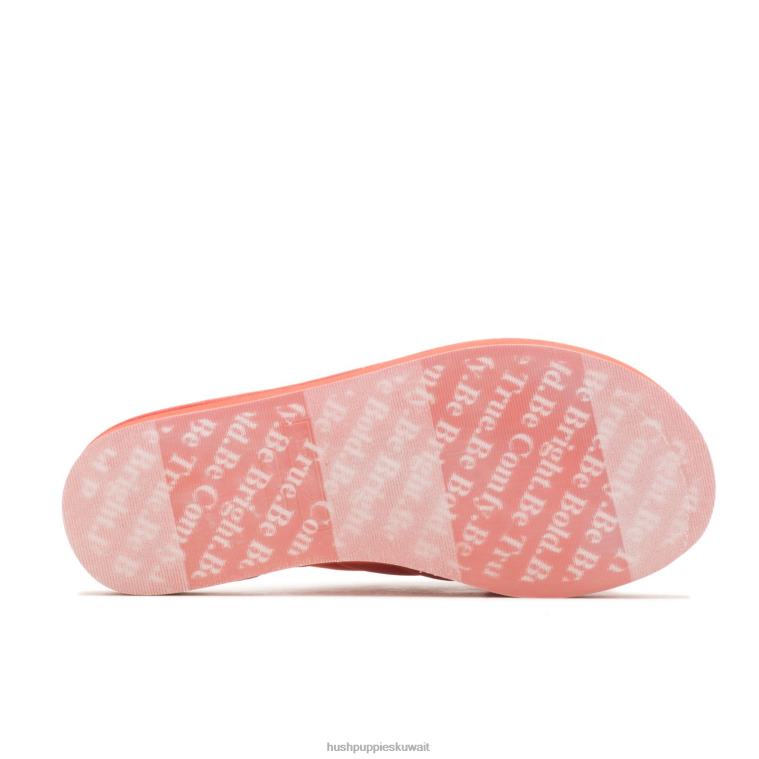 كو Hush Puppies نحيف صندل منزلق الشمس المشرقة النمر البرتقالي صندل HZ8X426