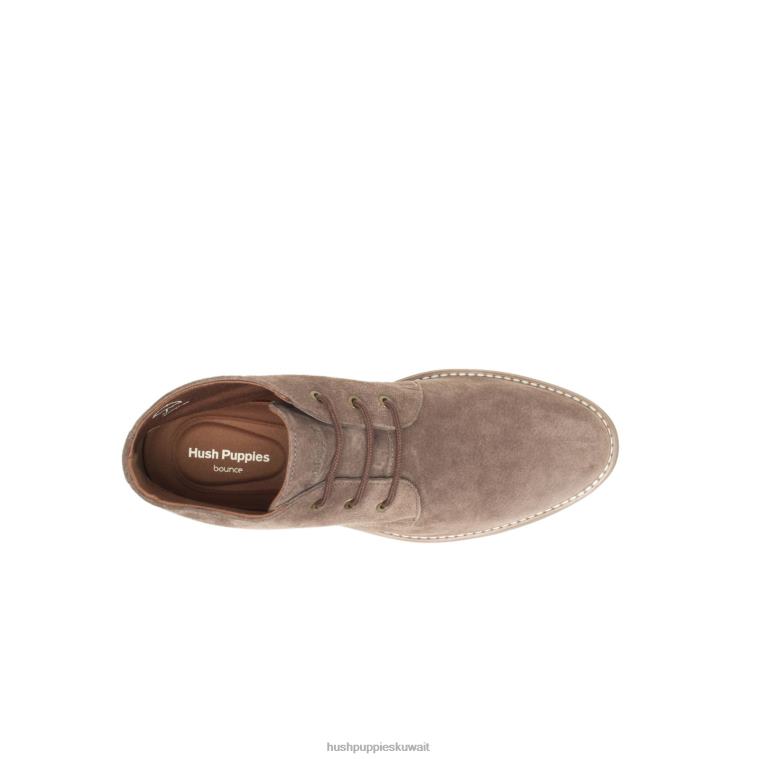 كو Hush Puppies رجال ديترويت تشوكا جلد الغزال البني الداكن حذاء طويل HZ8X4271