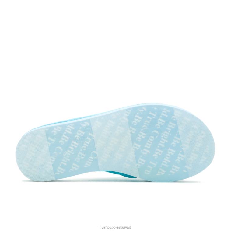 كو Hush Puppies نحيف صندل منزلق الشمس المشرقة ماوي الأزرق صندل HZ8X427