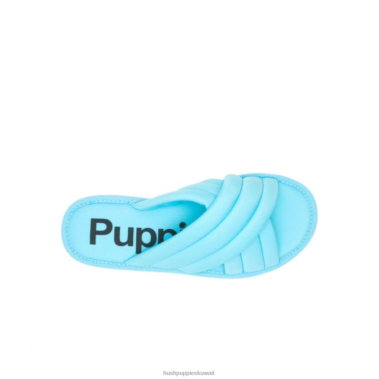 كو Hush Puppies نحيف صندل منزلق الشمس المشرقة ماوي الأزرق صندل HZ8X427