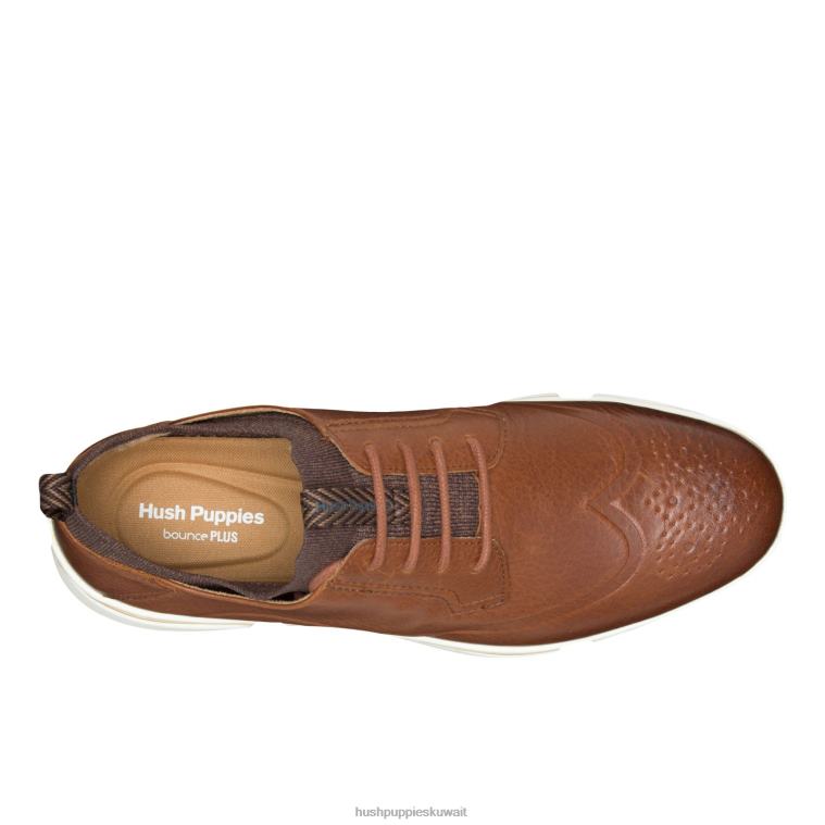 كو Hush Puppies رجال بينيت وينج تيب أكسفورد جلد كونياك أكسفورد HZ8X4282